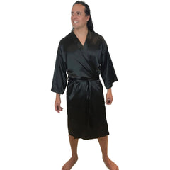 Bata Personalizada de Satín para Hombre