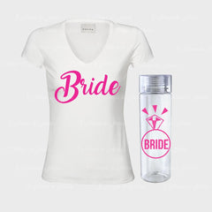 1 Kit Despedida de soltera Playera + Termo personalizado