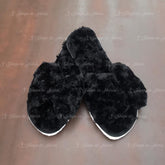 Pantufla para evento tipo moño Color Negro