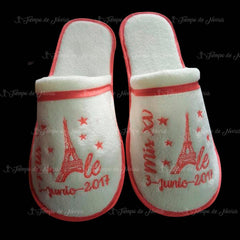 Pantufla personalizada para Evento 50 pares