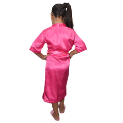 BATA DE SATIN PARA NINA PERSONALIZADA