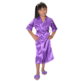 BATA DE SATIN PARA NINA PERSONALIZADA