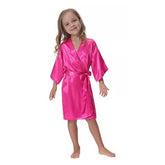 BATA DE SATIN PARA NINA PERSONALIZADA