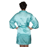 Bata Personalizada de Satín color Menta