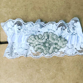 Liga para novia con adorno VINTAGE