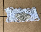 Liga para novia con adorno VINTAGE