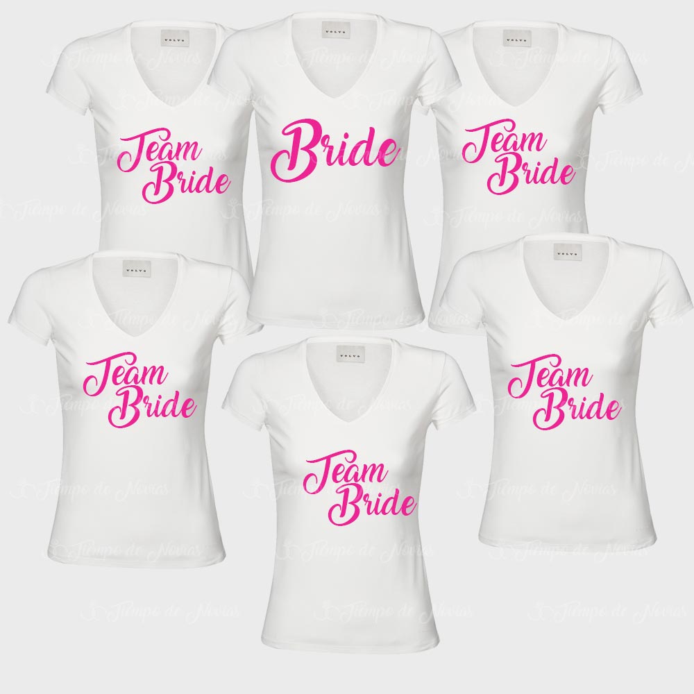 Kit Despedida de soltera 6 Playeras + 6 Termos personalizados