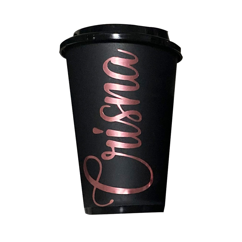 Termo personalizado para Novia, XV años y eventos Tipo café