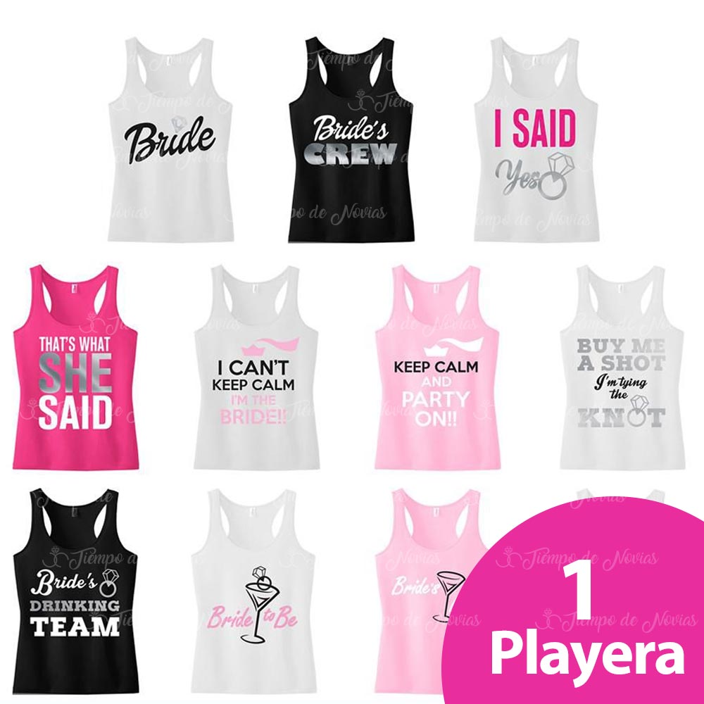 Playera personalizada para Novia, XV años, Eventos